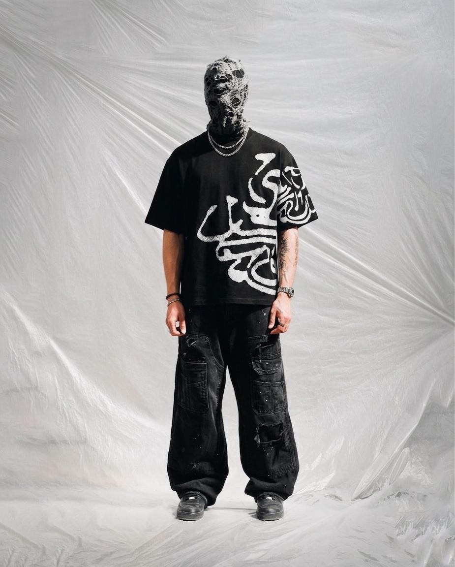 RYZE Desert Caligraphy Tee – Black