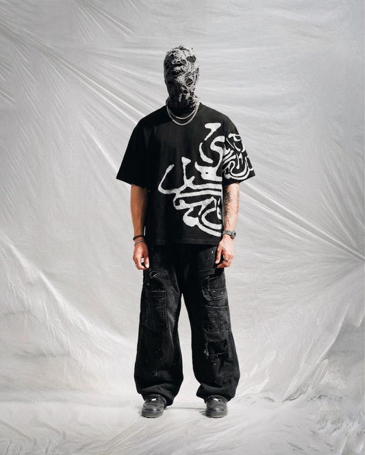 RYZE Desert Caligraphy Tee – Black